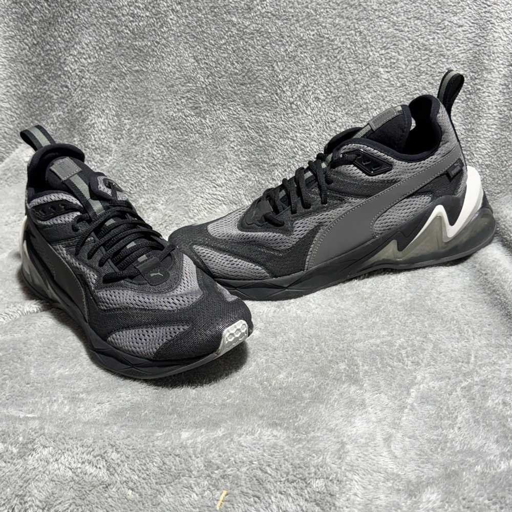 Puma Black and Gray Athletic Shoes